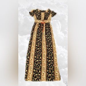 Vintage 1970s psychedelic maxi dress